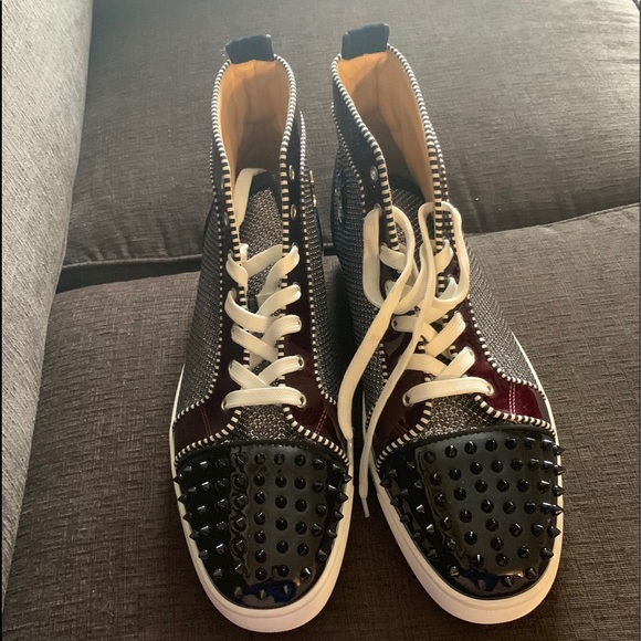 Men’s High top Louboutin sneakers - Picture 2 of 3